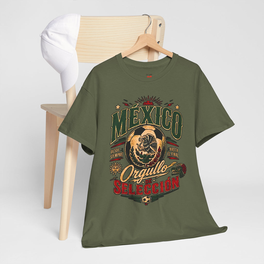 Mexico Orgullo Selección Tee | Mexican Pride Soccer Graphic Shirt