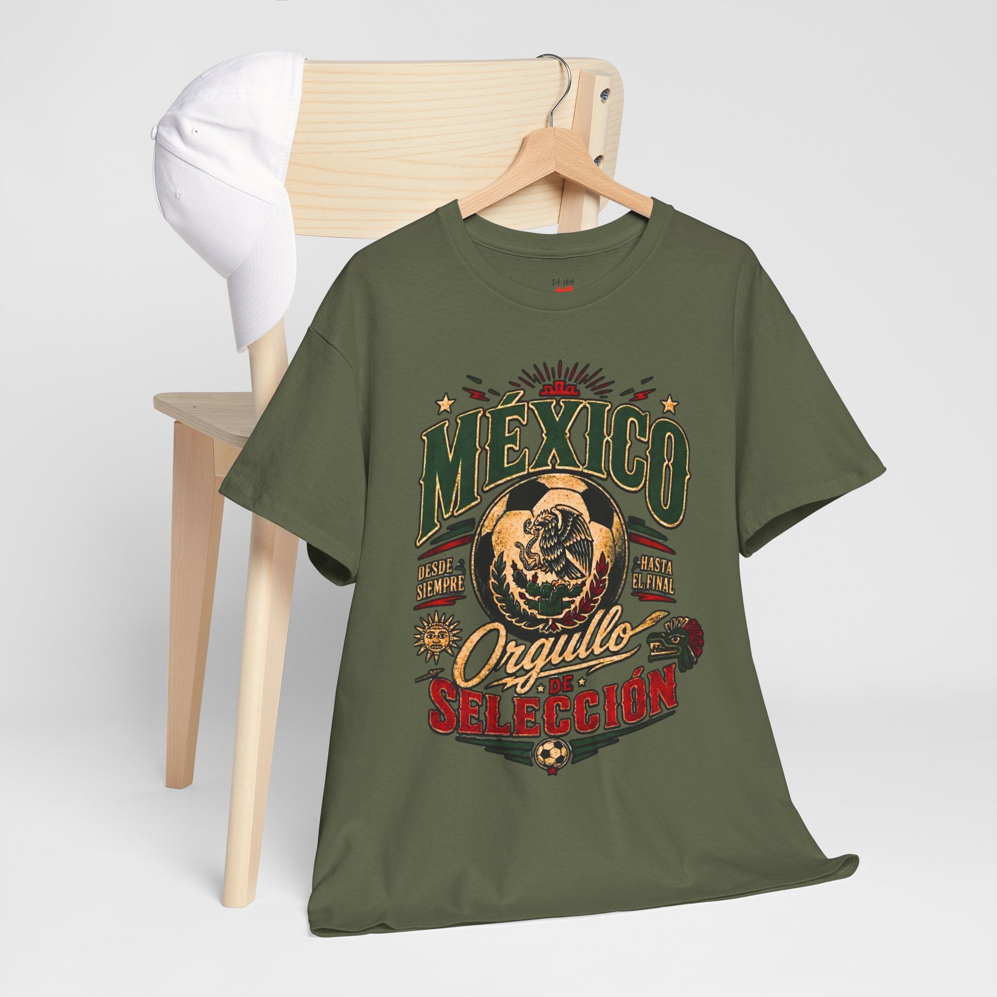 Mexico Orgullo Selección Tee | Mexican Pride Soccer Graphic Shirt