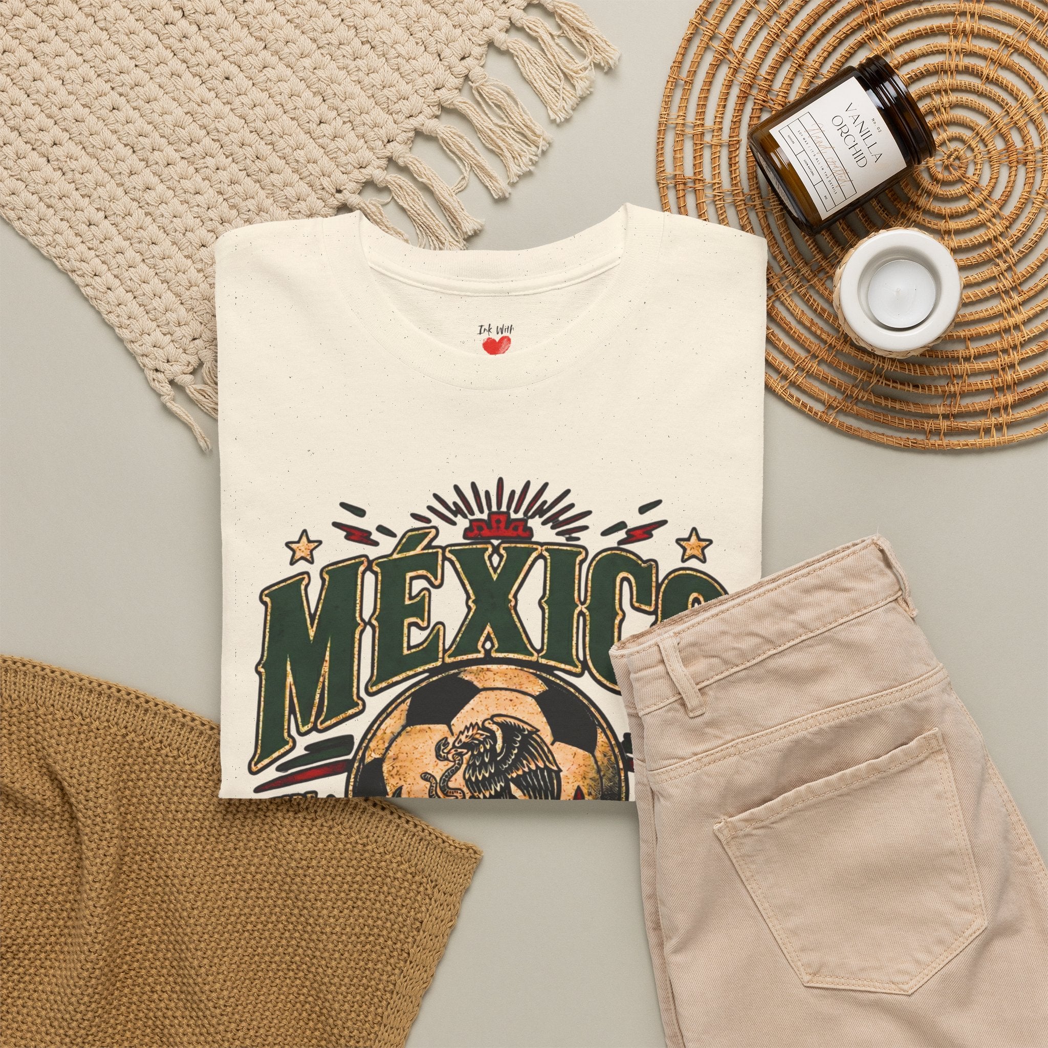 Mexico Orgullo Selección Tee | Mexican Pride Soccer Graphic Shirt