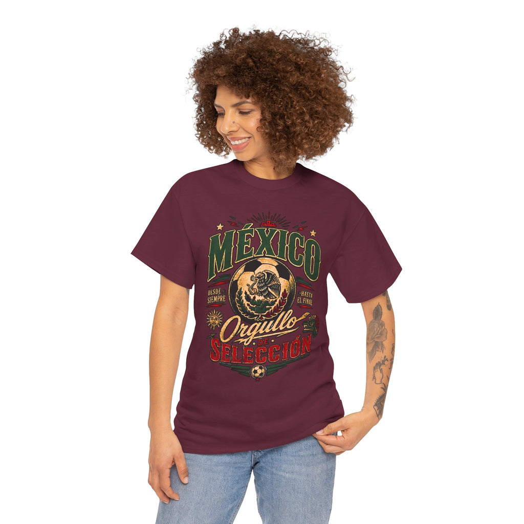 Mexico Orgullo Selección Tee | Mexican Pride Soccer Graphic Shirt