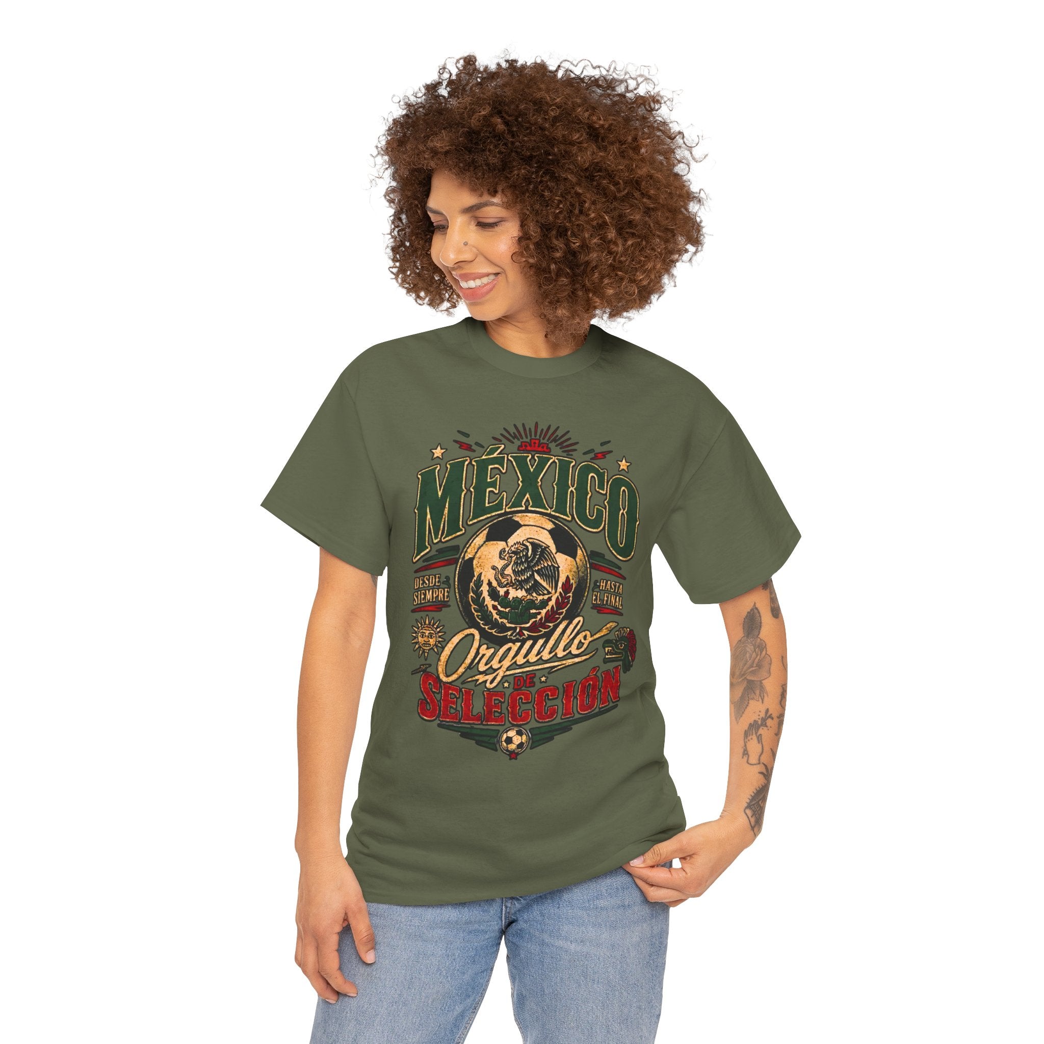 Mexico Orgullo Selección Tee | Mexican Pride Soccer Graphic Shirt