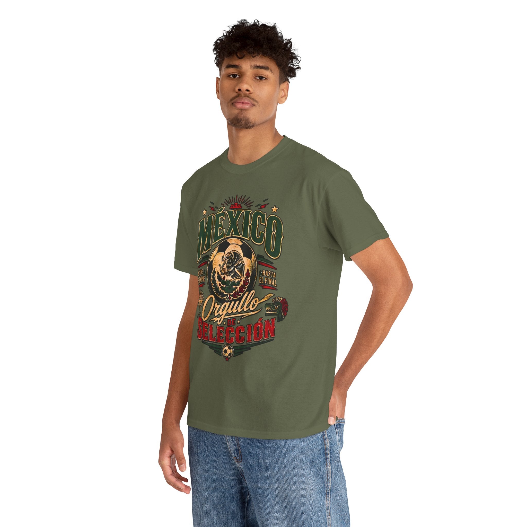 Mexico Orgullo Selección Tee | Mexican Pride Soccer Graphic Shirt