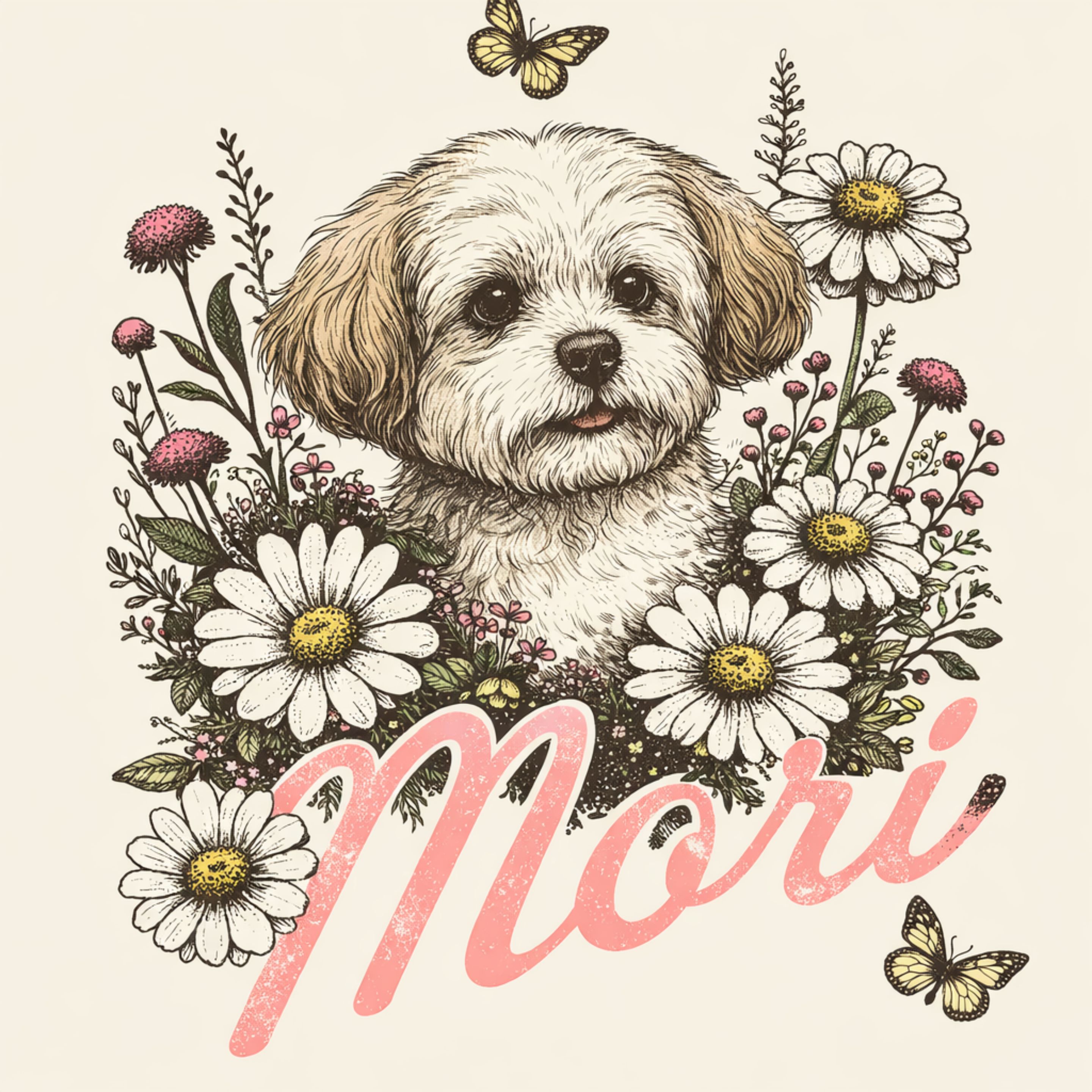 Mori Puppy Print